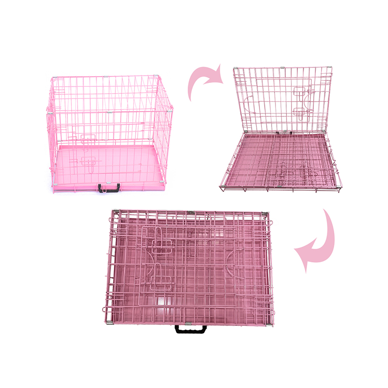 Összecsukható huzalfém kutya ketrec Összecsukható huzalfém kutya ketrec