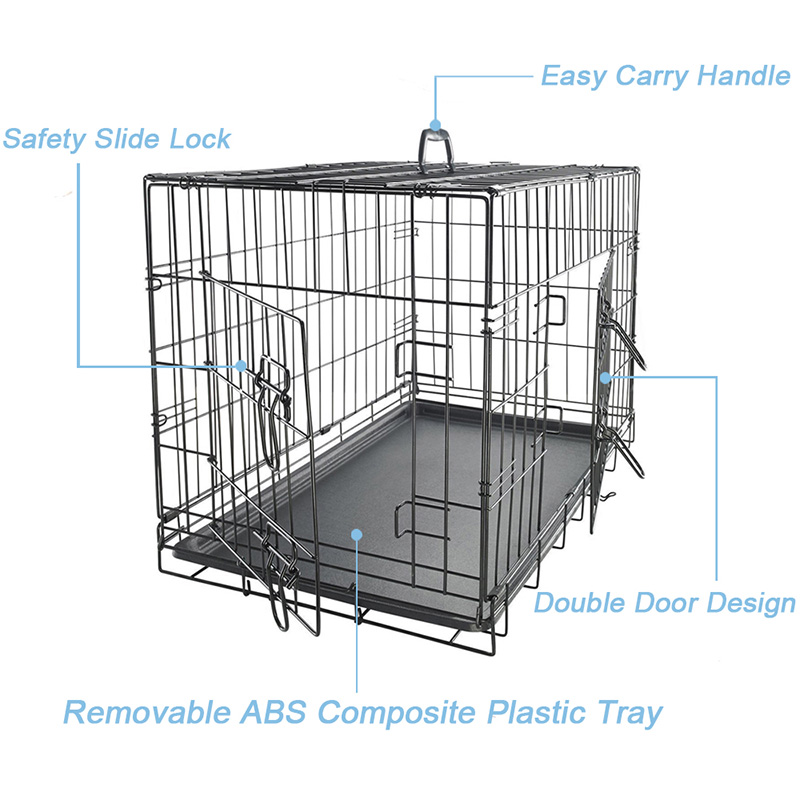Összecsukható huzalfém kutya ketrec Összecsukható huzalfém kutya ketrec