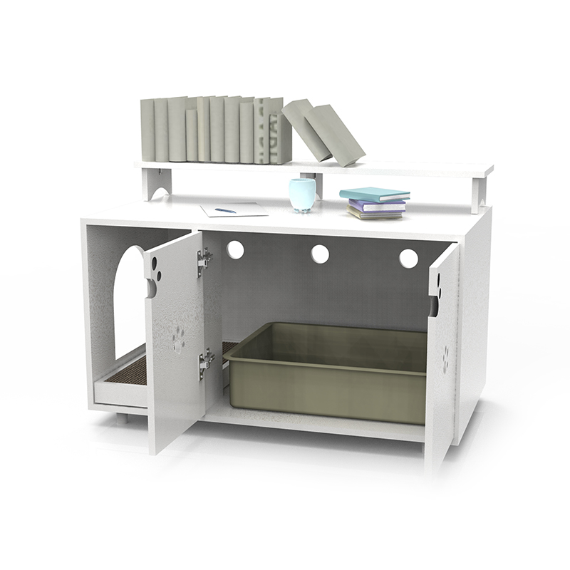 Bútor macska mosdó nagy, rejtett alom szekrény bútor macska ketrec Bútor macska mosdó nagy, rejtett alom szekrény bútor macska ketrec