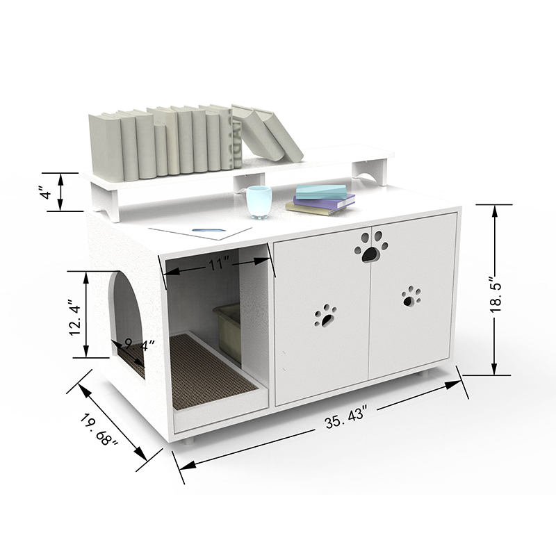 Bútor macska mosdó nagy, rejtett alom szekrény bútor macska ketrec Bútor macska mosdó nagy, rejtett alom szekrény bútor macska ketrec