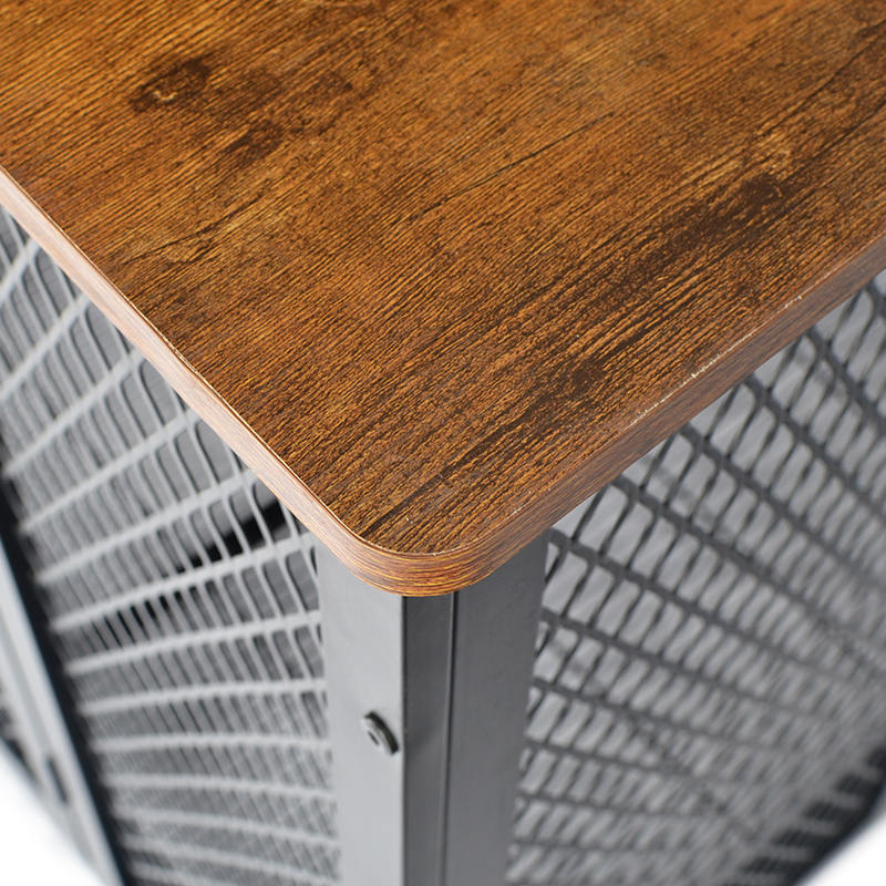 Nyitott legjobban nagy teherbírású fa bútor stílusú kutya ketrec Nyitott legjobban nagy teherbírású fa bútor stílusú kutya ketrec