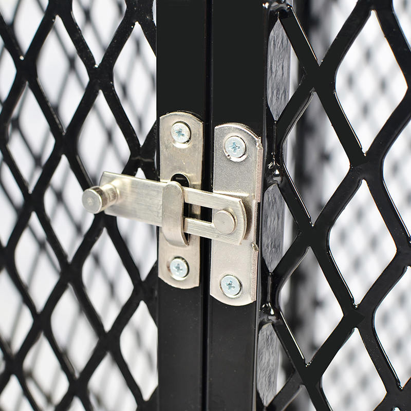 Bútor stílusú nagy fa kutya ketrec kerekekkel és párnával Bútor stílusú nagy fa kutya ketrec kerekekkel és párnával