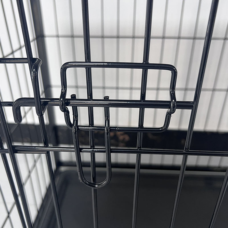 Nagy fa bútor kutya ketrec eltávolítható tálcával Nagy fa bútor kutya ketrec eltávolítható tálcával