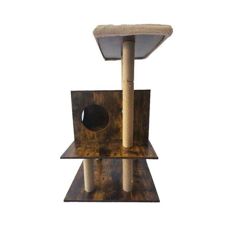 Fa torony macskaház szizális karcolóhelyek macskás fák hegymászó keret