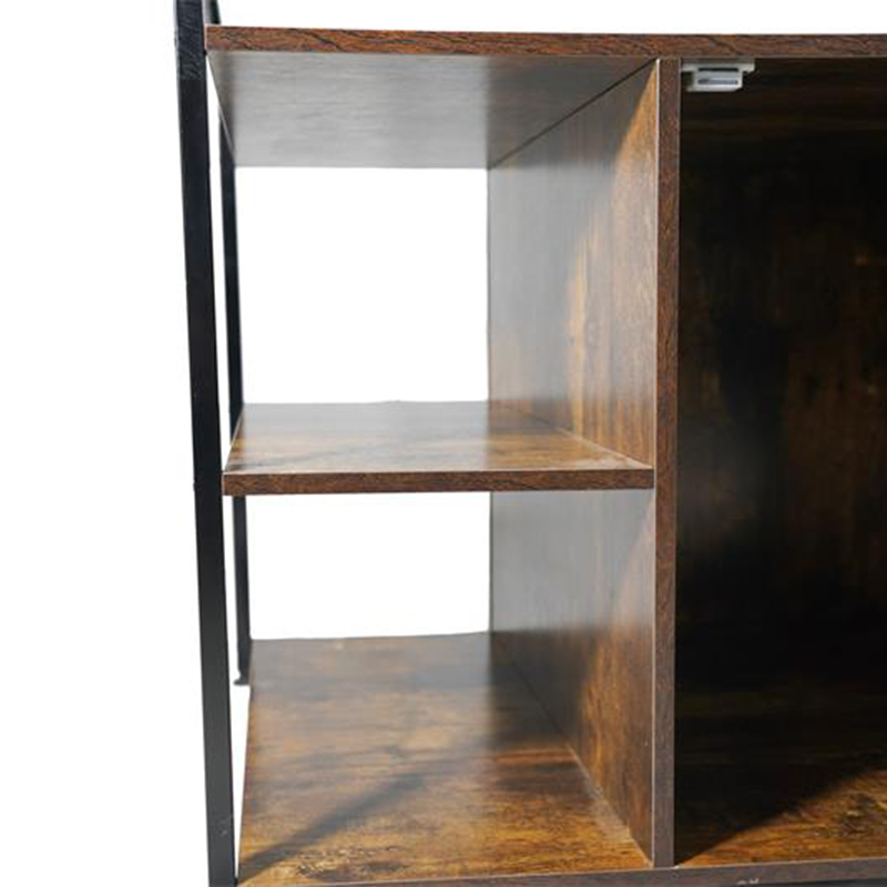 Bútor stílusú macskák ketrec tárolópolc alom szekrényével Bútor stílusú macskák ketrec tárolópolc alom szekrényével