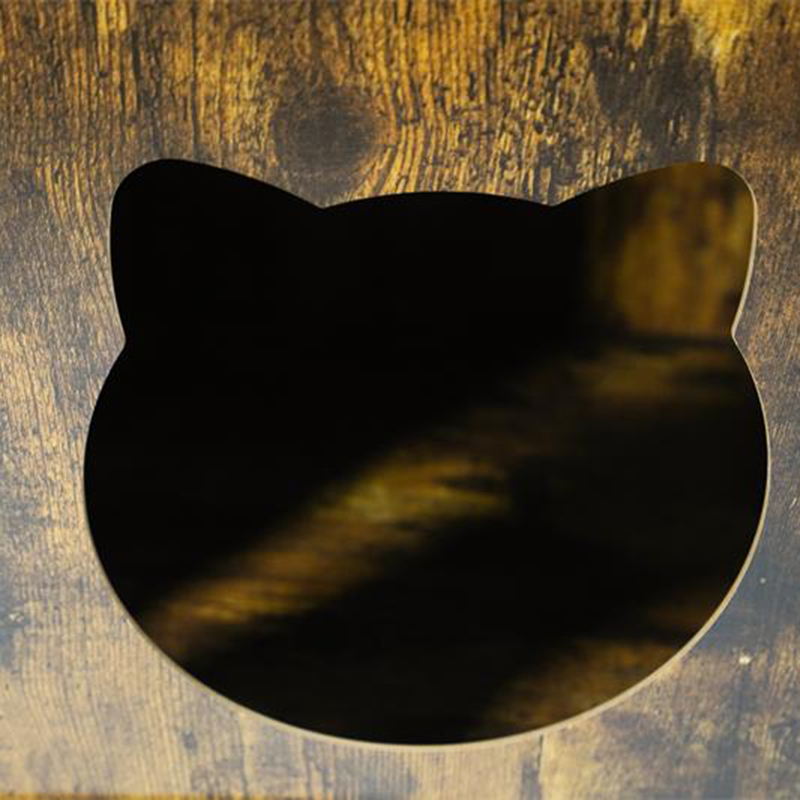 Bútor stílusú macskák ketrec tárolópolc alom szekrényével Bútor stílusú macskák ketrec tárolópolc alom szekrényével