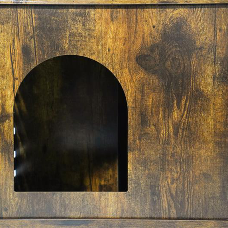 Bútor stílusú macskák ketrec oldalsó asztal alom szekrény elválasztóval Bútor stílusú macskák ketrec oldalsó asztal alom szekrény elválasztóval