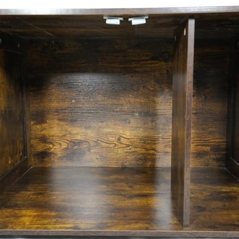 Bútor stílusú macskák ketrec oldalsó asztal alom szekrény elválasztóval Bútor stílusú macskák ketrec oldalsó asztal alom szekrény elválasztóval