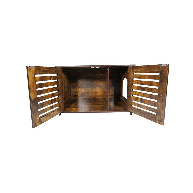 Bútor stílusú macskák ketrec oldalsó asztal alom szekrény elválasztóval Bútor stílusú macskák ketrec oldalsó asztal alom szekrény elválasztóval